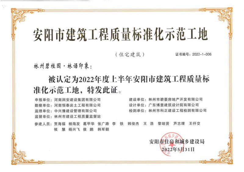 喜報(bào)丨集團(tuán)公司承建的碧桂園?林語印象<div   id=